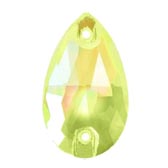 Varrható csepp alkú kő AB színekben méret: 18x11mm - CITRINE AB F (249 AB)